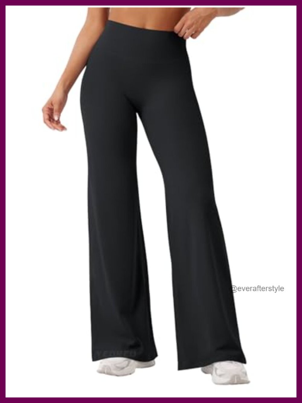 High Waist Straight Leggings No Front Seam Booty Lifting Yoga Pants